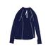 Lands' End Track Jacket: Blue Solid Jackets & Outerwear - Kids Boy's Size X-Small