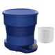 Portable Washing Machine, Mini Washing Machine Foldable, Washer, for Apartments, Dormitories, Camping, Rv (Color : Blue)