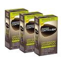 Just For Men - Control GX Grey Reducing Shampoo for Grey Hair, with Coconut Oil & Aloe Vera, New Improved Formula - All Shades, 118 ml - Pack of 3