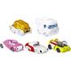 Hot Wheels Hello Kitty and Friends Die Cast Character Cars Set of 5 Car Models - Keroppi Gudetama Cinnamoroll My Melody - Scale 1:64 - Length 5 cm