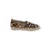 Sam Edelman Flats: Brown Leopard Print Shoes - Women's Size 6 - Almond Toe