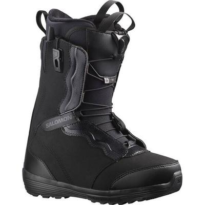 SALOMON Damen Snowboot SNOW. BOOTS IVY Black/Black/.asphalt, Größe 26 in Schwarz