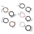 2 Pièces Bracelets Attrayants Bracelets Couple Aimants Bracelets pour Hommes Femmes