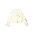 Cat & Jack Denim Jacket: Ivory Jackets & Outerwear - Kids Girl's Size 7