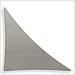 Colourtree Triangle Shade Sail, Stainless Steel in Gray | 12 ft. x 12 ft. x 17 ft | Wayfair TAPRT12-9