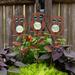 Echo Valley Owl Pot 3 Piece Garden Accents Accessories Metal | 16.88 H x 3.13 W x 1.63 D in | Wayfair 1121PK3