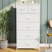 Ebern Designs Jauier 6-Drawer 23.2" W Chest Metal in White | 45.8 H x 23.2 W x 11.8 D in | Wayfair 6220C76AAC154D0EB657446C7D6EDF16