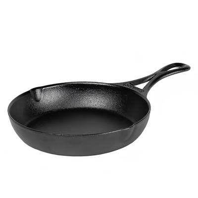 Lodge BL63SK 7" Round Seasoned Cast Iron Skillet w/ Handle, Black
