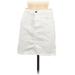 &Denim by H&M Denim Skirt: White Solid Bottoms - Women's Size 8