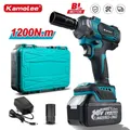 Kamolee 1200N.M Torque Brushless Electric Impact Wrench 1/2 1/4 In Lithium-Ion Battery For Makita