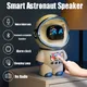 Intelligent Astronaut Bluetooth Speaker Creative Digital Smart Alarm Clock FM Radio Electronic
