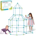 Children's DIY building Castle Beading Tent Toy Stem Large Building Blocks Game House Indoor And