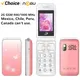 Laday Big Push Button Flip Mobile Phone 2.4" Dual Sim Card MP3 Wireless FM SOS Torch Cute Cover