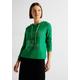 Kapuzenshirt CECIL Gr. XL (44), grün (easy green) Damen Shirts Jersey