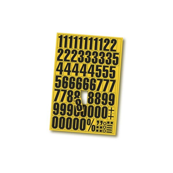 EICHNER 2er-Pack Magnetische Ziffern 0-9 gelb Image