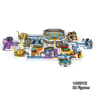 Spiel Space Combat Base Alien Bausteine Puppe Modell Ziegel Kinder Kits Geschenk für Kinder Image
