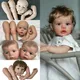 25-26 Zoll Sandie un/gemalt Bebe Puppe Kits wieder geborene Puppe Unmontage unvollendete Puppe Kit