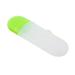 BESTONZON Portable Toothbrush and Toothpaste Storage Travel Wash Case PP Holder Box for Traveling Camping (Green + Transparent)