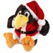 DolliBu Santa Sitting Crow Stuffed Animal Plush Toy with Santa Outfit - 9.5 Inches