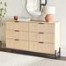 Middlebrook Designs Six Drawer Chest with Reeded Drawer Fronts