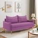 Livingroom Nordic Small Loveseat Sofas with Ergonomic Armrest Couches and Removable Cushions, Sofa Couch, Accent Sofa