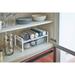 Yamazaki Home Expandable Countertop Organizer - Two Sizes, Steel, Small, Expandable