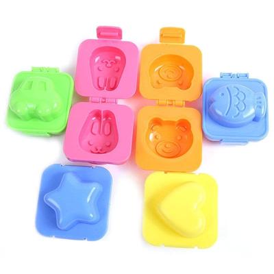 6Pcs Boiled Egg Sushi Rice Mold Bento Maker