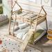 Playful Design Twin over Queen House Bunk Bed House Bed Kids Bed