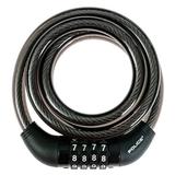 POLICE Bike Lock Cable Combination Bicycle Lock Cable Lock for Outdoor Equipment 5ft Bike Lock