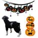 Yirtree Halloween Dog Clothes Comfortable Fit Bat Shape Stretchy Dress Funny Pet Costume Apparel for Small Dogs