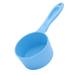NUOLUX Plastic Pet Food Scoop Measuring Cups and Spoons for Dog Cat and Bird Food Size S (Blue)