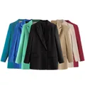 TRAF Blazer abbigliamento da ufficio moda donna per donna cappotto donna professionale autunno