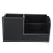 1Pc Creative Pen Holder Business PU Leather Pen Container Desktop Organizer