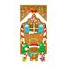 jxxiatang Christmas Porch Sign Flag Cartoon Print Hanging Prop Decoration