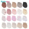 Neonato 5 pezzi guanti per neonata cotone Cartoon 0-6M guanti per neonato accessori per neonati