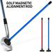 Xinhuadsh Golf Alignment Rod Magnetic Golf Club Alignment Stick Golf Swing Training Aid Help Visualize Your Golf Shot & Improve Your Alignment Golf Training Equipment