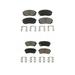 Front Rear Ceramic Brake Pads Kit For Hyundai Tucson Kia Sportage Cadenza KCX-100208