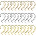 30pcs DIY Ear Cuffs Non Piercing 6-Holes Ear Wraps Earrings Hooks DIY Earring Parts