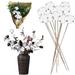 Floral arrangements Flower decorations for bedroom Decoration Room Decor Artificial Flower Bedroom Room Bedroom Flower Dried Cotton Simulation Living Ornaments Decoration Artificial Flowers