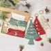 Fymlhomi Christmas Tree Macrame Kit 3PCS Macrame Christmas Woven Tree DIY Kit Boho Christmas Ornaments Wall Hanging Decor Macrame Kit for Beginners Christmas Craft Gift for Friends Famiy