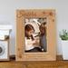 You are the Best Sister Personalized Wooden Picture Frame 4 x 6 Brown (Vertical)