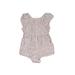 Old Navy Short Sleeve Outfit: White Print Tops - Size 3-6 Month