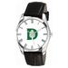 Men's Black Dartmouth Big Green Berkeley Leather Watch