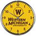 WinCraft Western Michigan Broncos Chrome Wall Clock