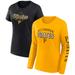 Women's Fanatics Branded Gold/Black Pittsburgh Pirates T-Shirt Combo Pack