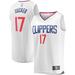 Men's Fanatics Branded PJ Tucker White LA Clippers Fast Break Player Jersey - Association Edition