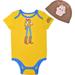 Infant Yellow Toy Story Woody Bodysuit and Hat Set