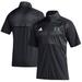 Men's adidas Black Hawaii Rainbow Warriors Sideline Short Sleeve Quarter-Zip Pullover Top