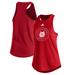 Women's adidas Red Fresno State Bulldogs Fashion Tri-Blend Tank Top