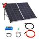 Livingandhome 100W Portable Folding Solar Panel Kit